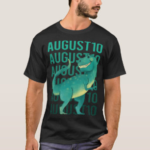 Camiseta Dinosaurio divertido - 10 de agosto 10
