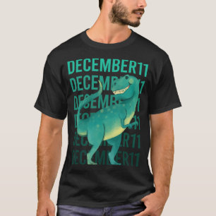 Camiseta Dinosaurio divertido - 11 de diciembre 11