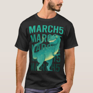 Camiseta Dinosaurio divertido - 5 de marzo de 2005