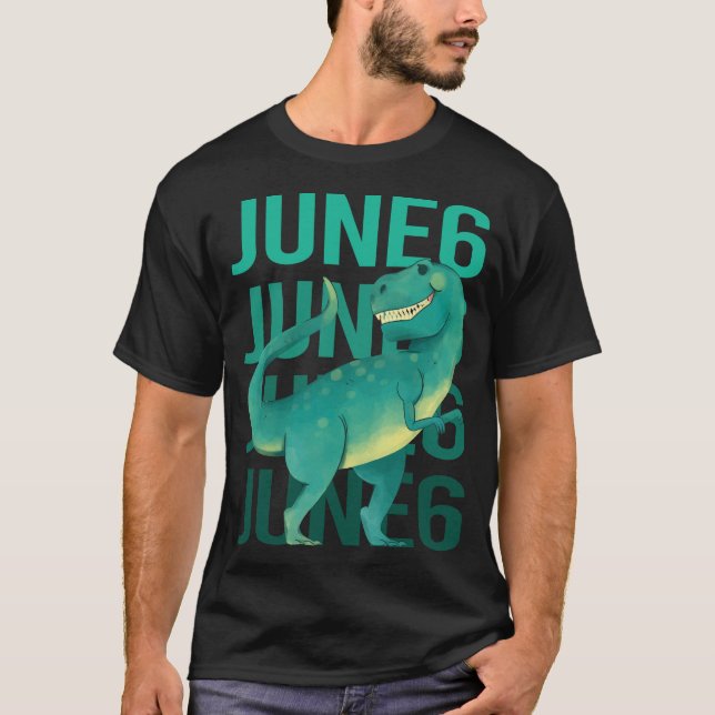 Camiseta Dinosaurio divertido - 6 de junio de 2006 (Anverso)