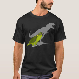 Camiseta Dinosaurio divertido Birb T-rex Amazonía Napoleóni