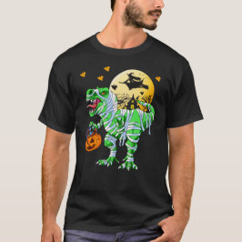 Camiseta Dinosaurio divertido de Halloween Dino T Rex espel