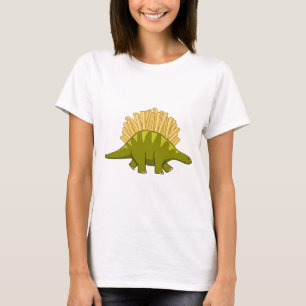 Camiseta Dinosaurio divertido de patatas fritas francesas