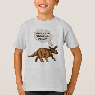 Camiseta Dinosaurio divertido del Triceratops