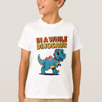 Dinosaurio divertido dice amor a Dino Pun Jurásico