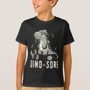 Camiseta Dinosaurio Divertido Gimnasio T-rex Culturismo Lev