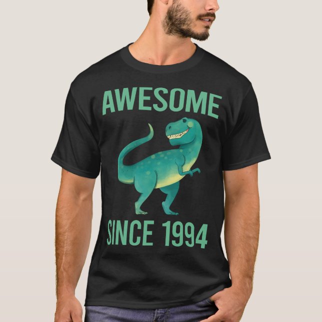 Camiseta Dinosaurio Divertido - Increíble Desde 1994 (Anverso)