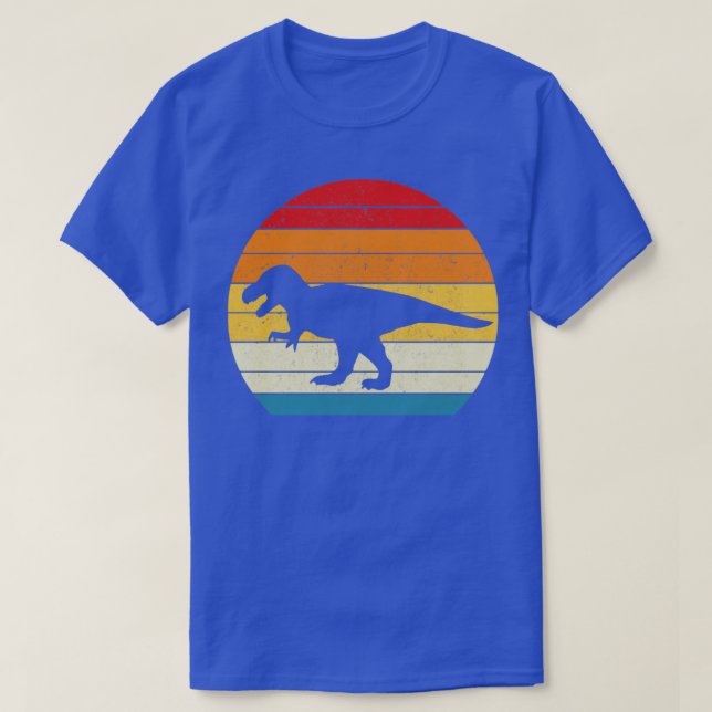 Camiseta Dinosaurio divertido Retro TRex de 80 (Diseño del anverso)