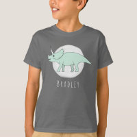 Dinosaurio Doodle Triceratops de Guay Boy con nomb