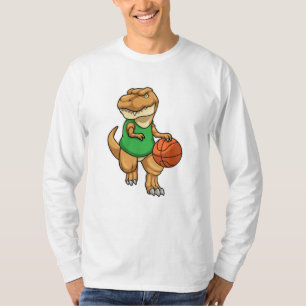 Camiseta Dinosaurio en Deportes con Baloncesto