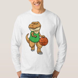 Camiseta Dinosaurio en Deportes con Baloncesto