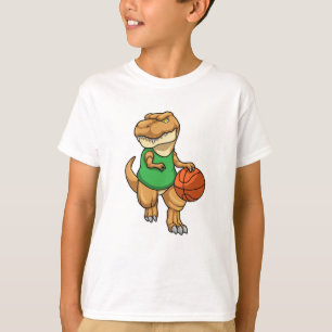 Camiseta Dinosaurio en Deportes con Baloncesto