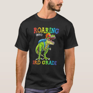 Camiseta Dinosaurio en tercer grado Rex Boys de vuelta a S