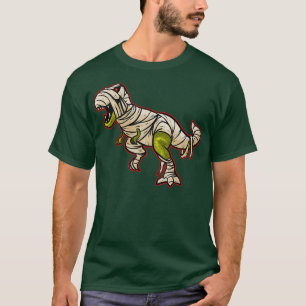 Camiseta Dinosaurio Envuelto En Bandas Como Vestido De Muñe
