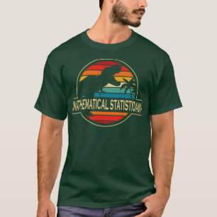 Camiseta Dinosaurio estadístico matemático