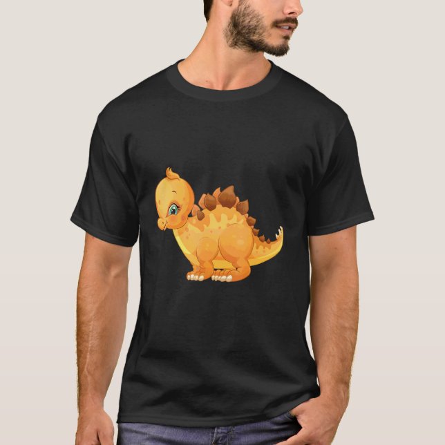 Camiseta Dinosaurio  Estegosaurio  (Anverso)