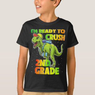 Camiseta Dinosaurio Estoy listo para aplastar el segundo gr