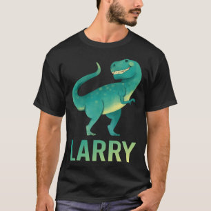 Camiseta Dinosaurio Feliz - Nombre Larry