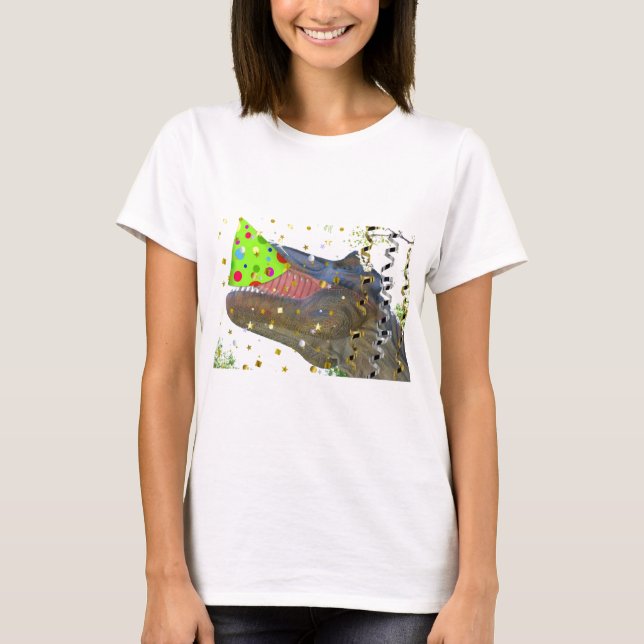 Camiseta Dinosaurio Fiesta Animal (Anverso)