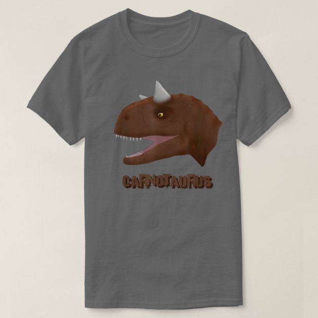 Camiseta Dinosaurio Fossil Skeleton Carnotaurus T-Shirt (Diseño del anverso)
