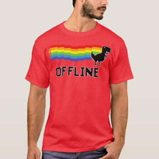 Camiseta Dinosaurio fuera de línea