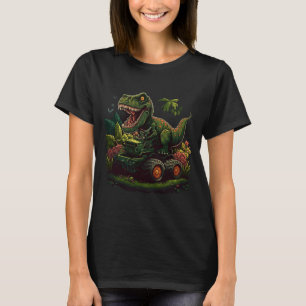 Camiseta Dinosaurio gracioso toma monstruo