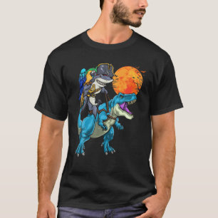 Camiseta Dinosaurio. Halloween del Pirate Shark