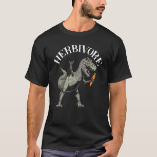 Camiseta Dinosaurio Herbívoro Vegano Vegetariano Anti Plan
