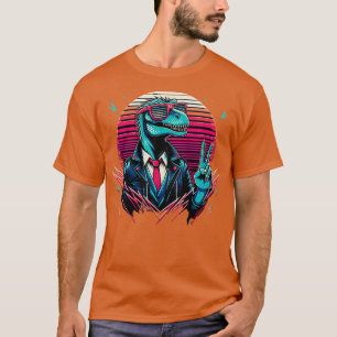 Camiseta Dinosaurio hippie de tieDye