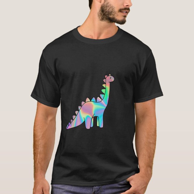 Camiseta Dinosaurio holográfico (Anverso)
