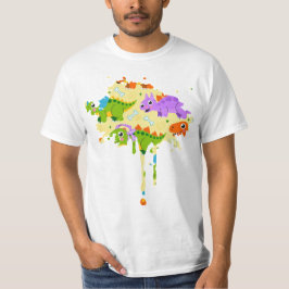 Camiseta Dinosaurio Imprimible Lindo Personalizable