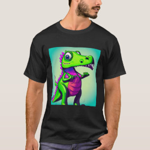 Camiseta Dinosaurio infantil lindo cumpleaños de dinosaurio