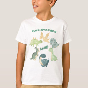 Camiseta Dinosaurio infantil personalizado