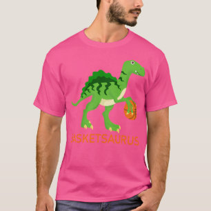 Camiseta Dinosaurio jugando básquetbol