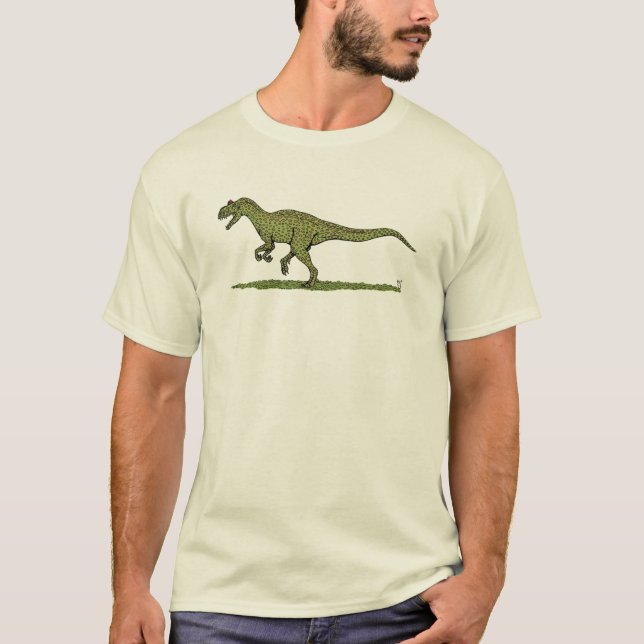 Camiseta Dinosaurio Jurásico Allosaurus (Anverso)