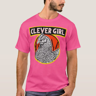 Camiseta Dinosaurio Jurásico Cine Famoso Chica de Pollos In