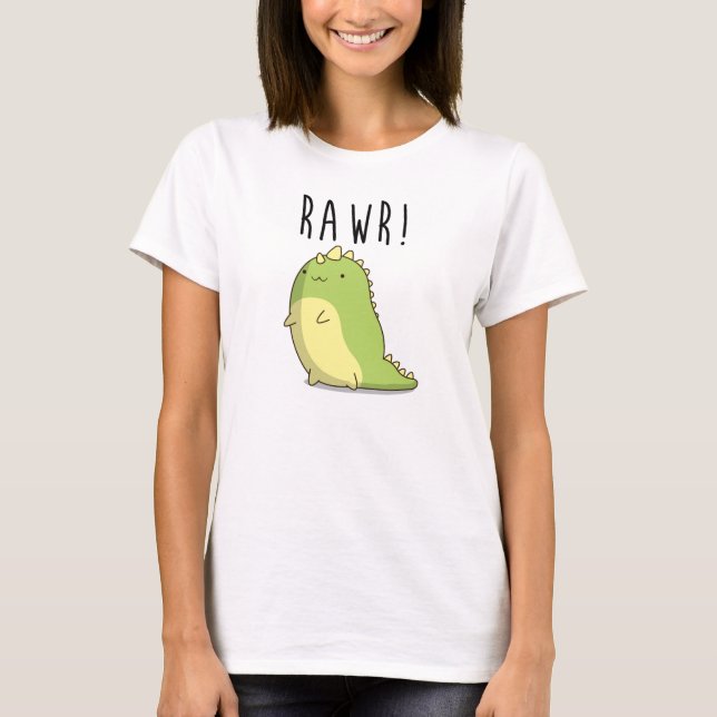 Camiseta Dinosaurio Kawaii Rawr (Anverso)