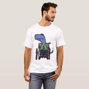 Camiseta Dinosaurio lindo de T-rex en dibujo animado de la