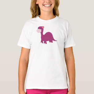 Camiseta Dinosaurio lindo, dinosaurio Chica, dinosaurio ros