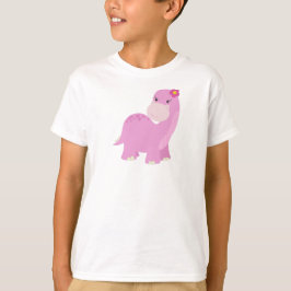 Camiseta Dinosaurio lindo, dinosaurio rosado, dinosaurio Ch
