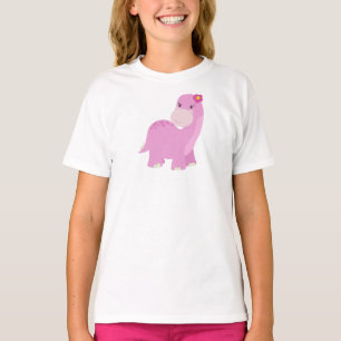 Camiseta Dinosaurio lindo, dinosaurio rosado, dinosaurio Ch