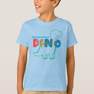Camiseta Dinosaurio Lindo Personaliza Niños