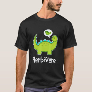 Camiseta Dinosaurio lindo vegetariano vegano herbívoro