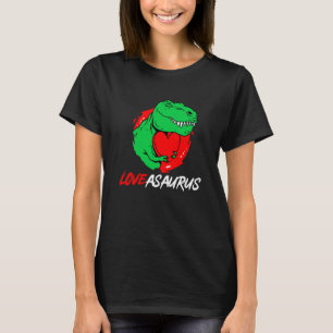 Camiseta Dinosaurio Loveasaurus Rex Tyrannosaurus Valentine