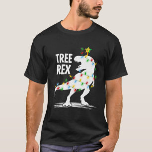 Camiseta Dinosaurio Lover Xmas enciende dinosaurio