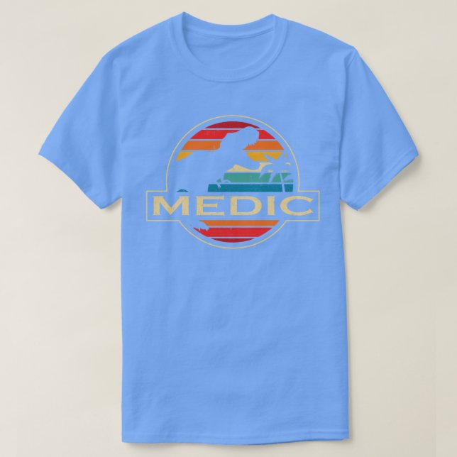 Camiseta Dinosaurio Médico (Diseño del anverso)