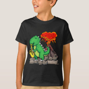 Camiseta Dinosaurio Music Lover Jazz Música Big Band Saxoph