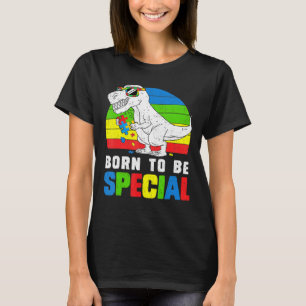 Camiseta Dinosaurio Nació Tod Especial de Apoyo a la Concie