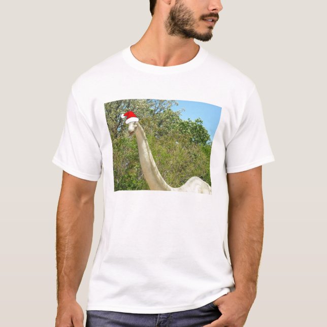 Camiseta Dinosaurio navidad (Anverso)
