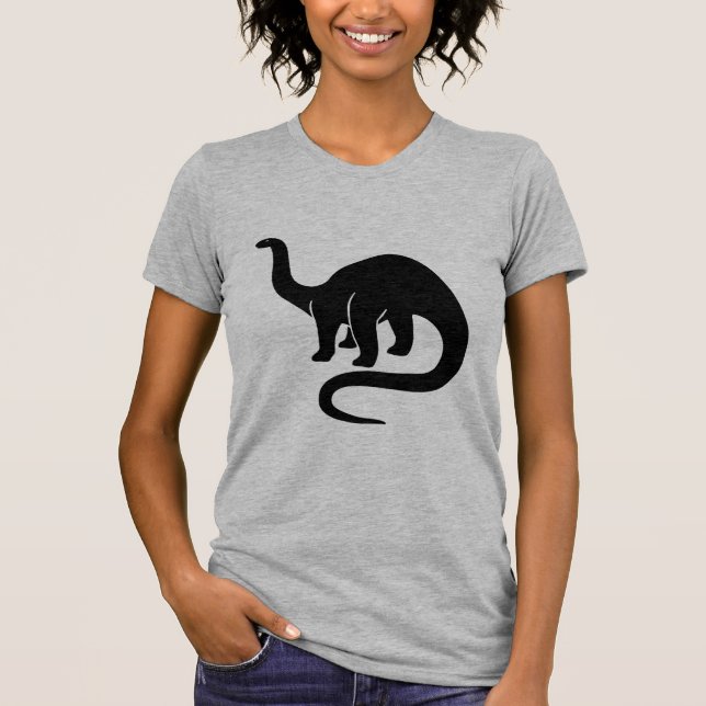 Camiseta Dinosaurio - Negro (Anverso)